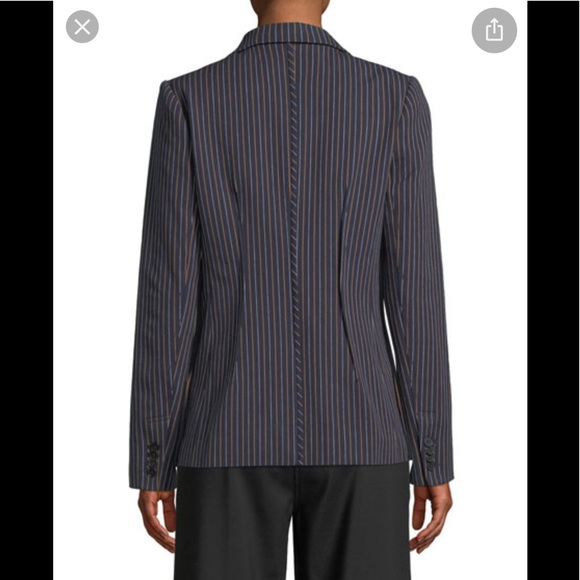 Derek Lam 10 Crosby Power Pin Stripe Blazer - Picture 4 of 12